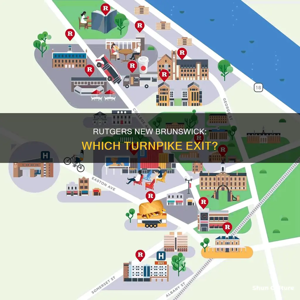 what exit is rutgers new brunswick