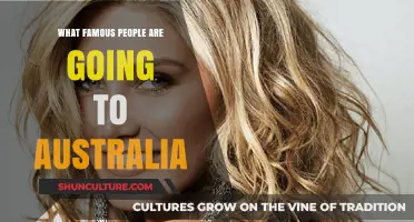 Famous Faces Heading Down Under