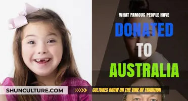 Humanitarians' Generosity: Donations to Australia by the Famous