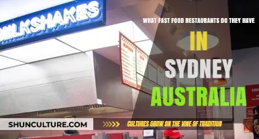 Sydney's Fast Food Scene: A Guide to Popular Chains in Australia