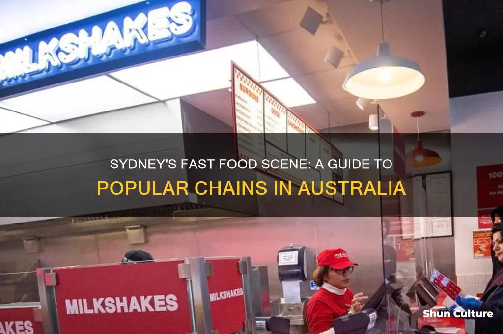 what fast food restaurants do they have in sydney australia