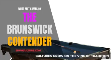 Contender's Cloth: What Felt Does Brunswick Use?