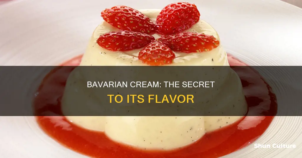 what flavors are used in bavarian cream