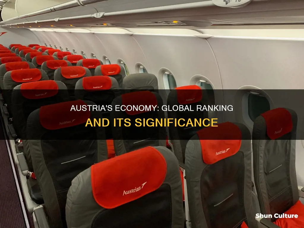 what foes austrias economy rank as