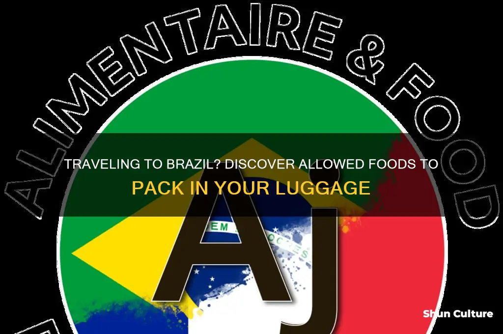 what food can I bring into brazil