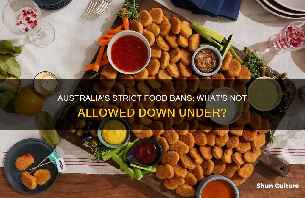 what food is banned in australia
