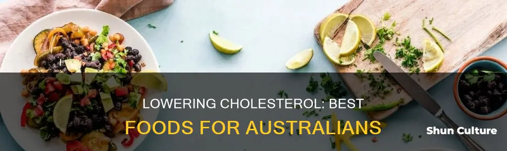 what foods to eat to lower cholesterol australia