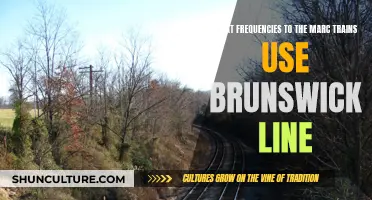 MARC Frequencies on Brunswick Line