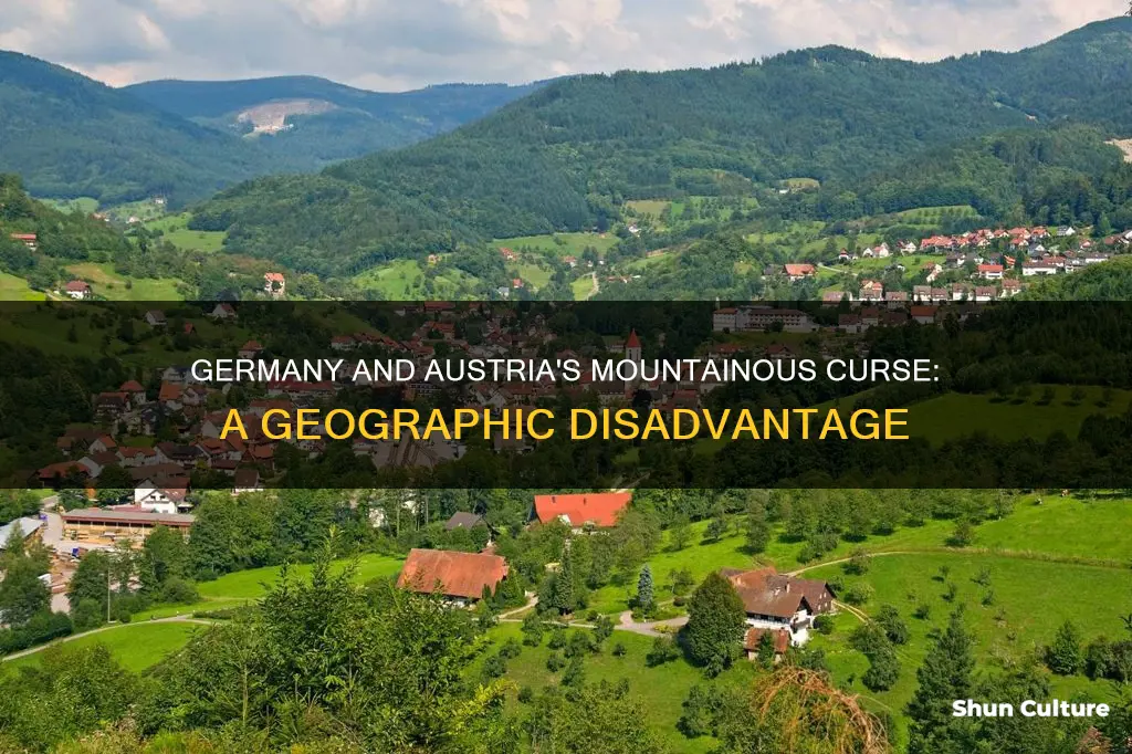 what geographic disadvantage did germany and austria