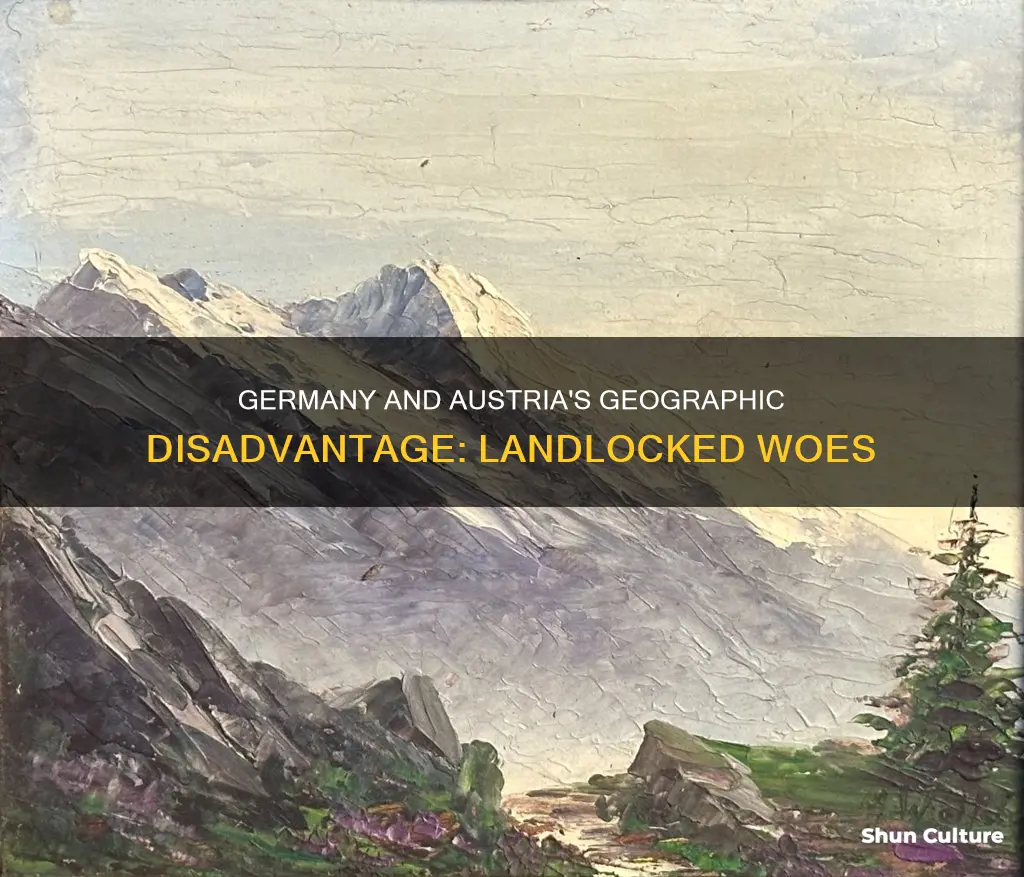 what geographic disadvantage did germany and austria
