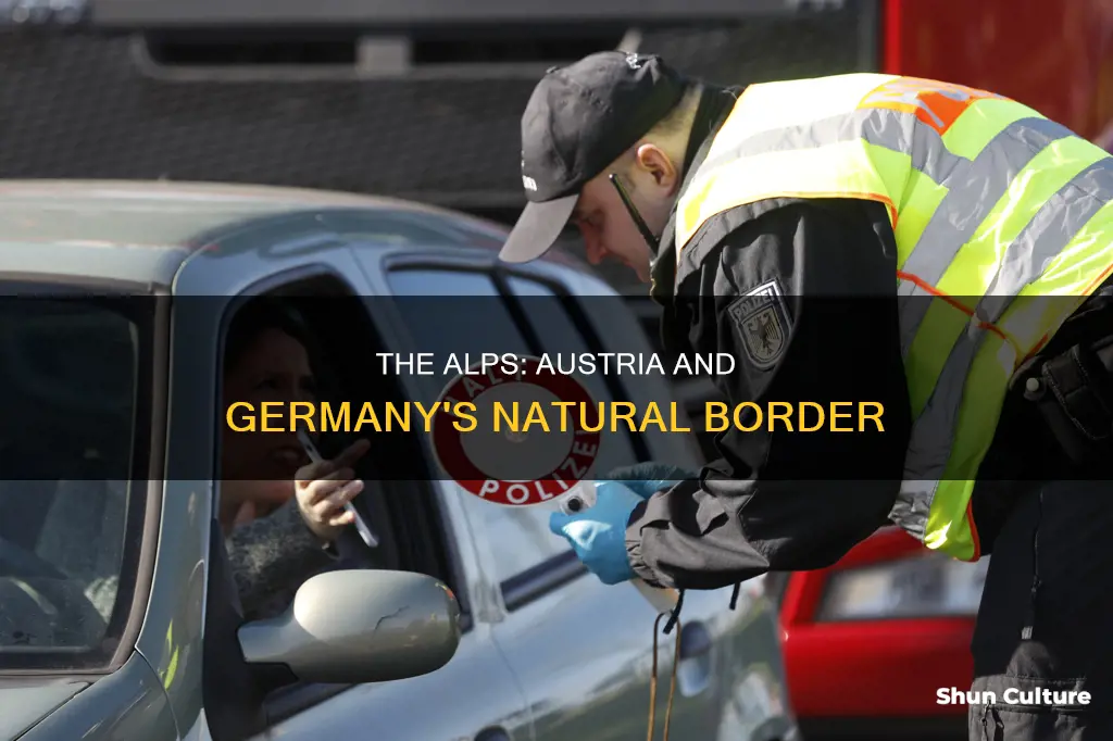 what geographical separates austria and germany