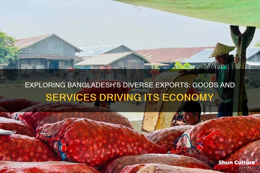 what goods and service does bangladesh