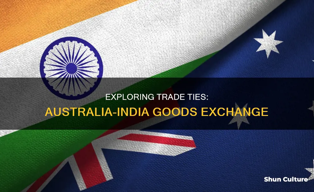 what goods are traded between australia and india