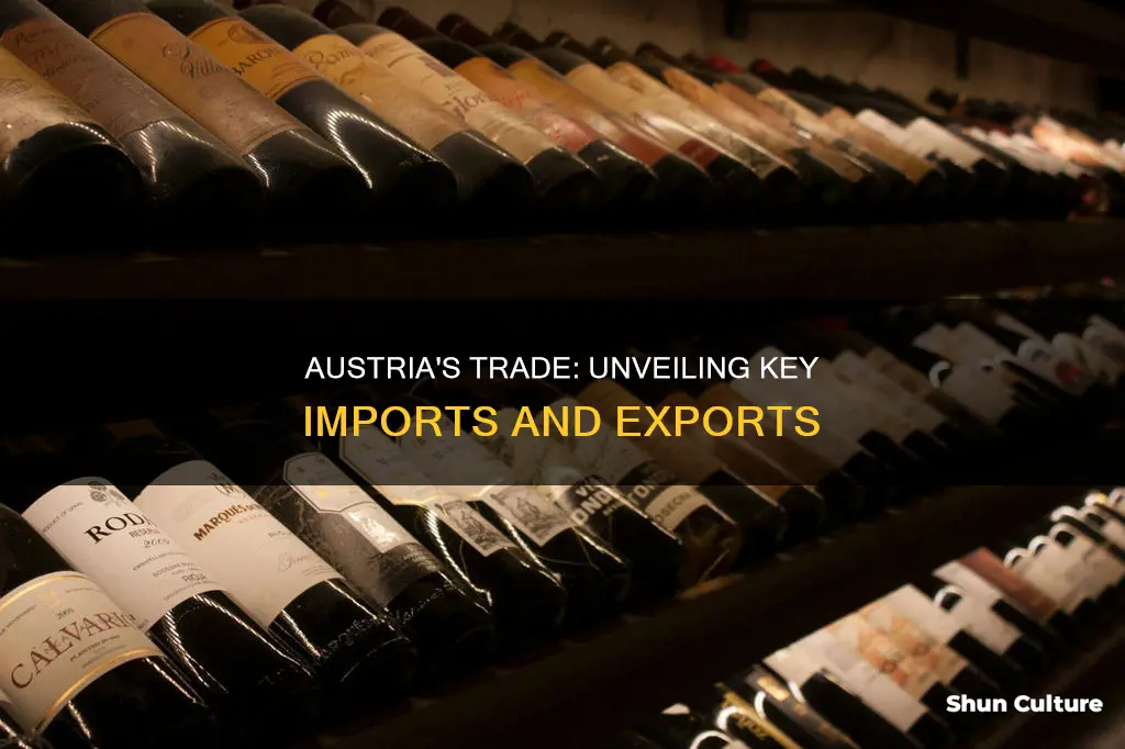 what goods does austria import and export