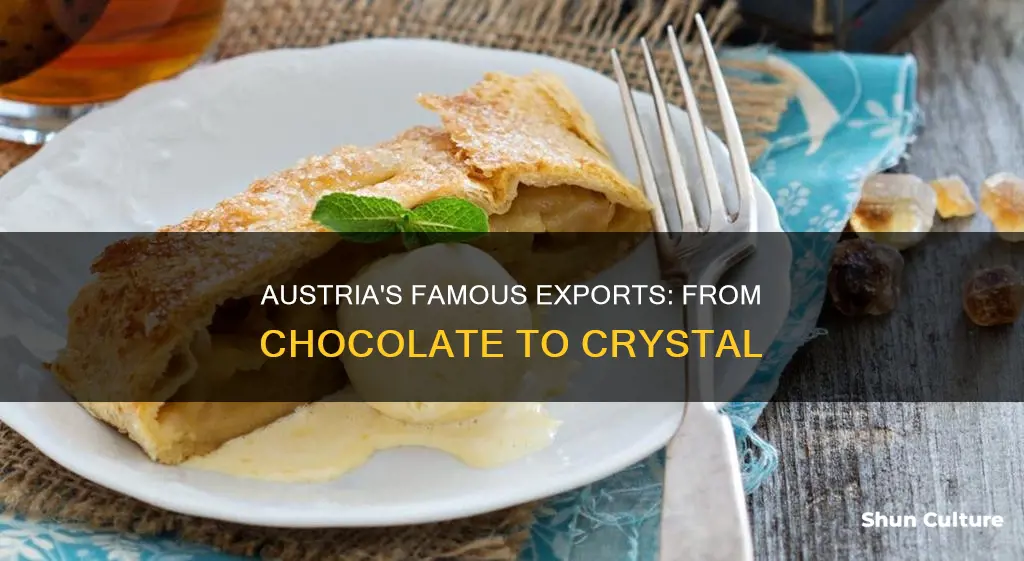 what goods is austria known for