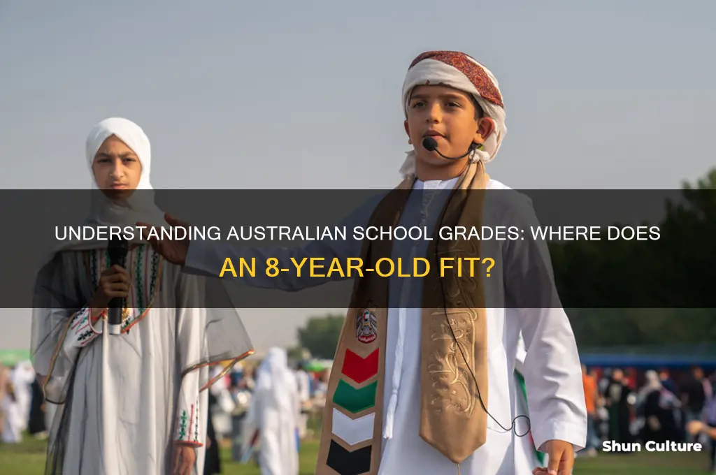 what grade is 8 years old in australia
