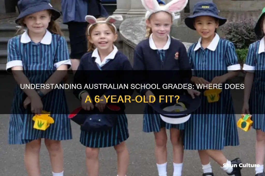 what grade is a 6 year old in australia