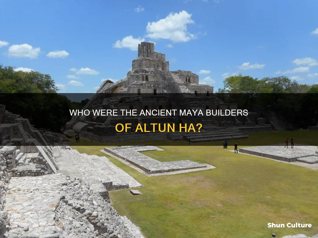 what group of people built altun ha in belize