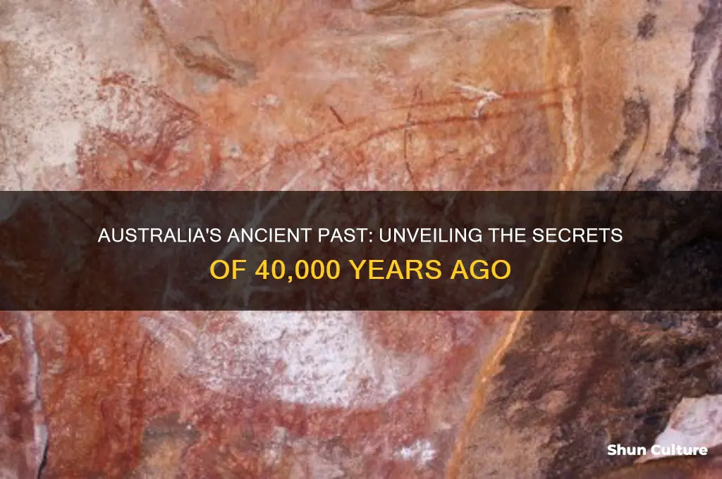 what happened 40 000 years ago in australia