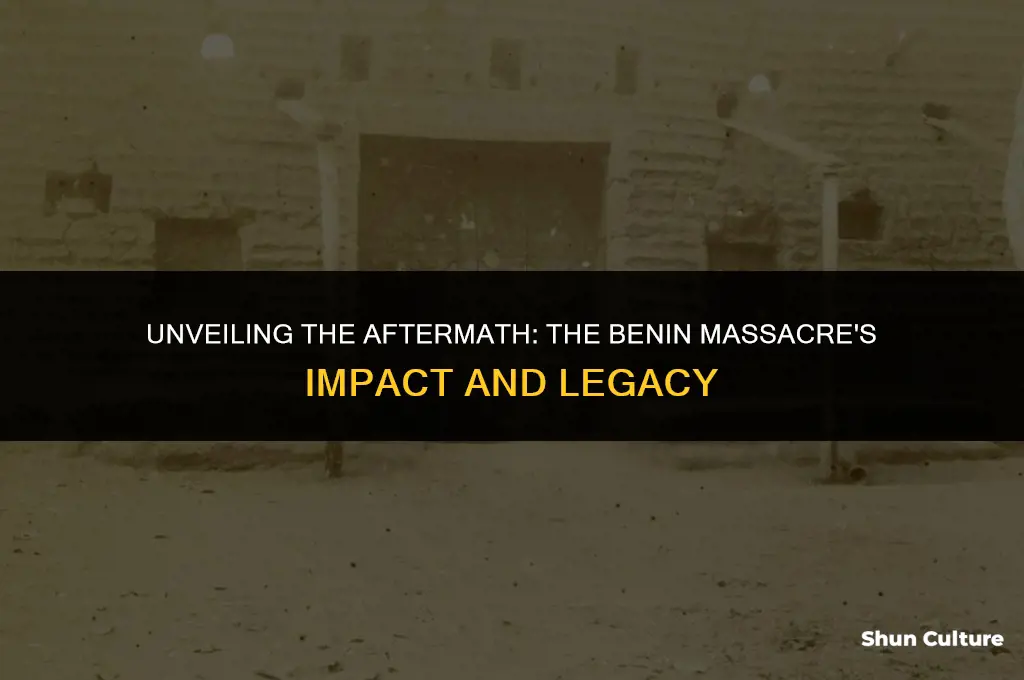 what happened after the benin massacre of 1897