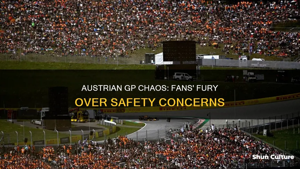 what happened at austrian gp with fans