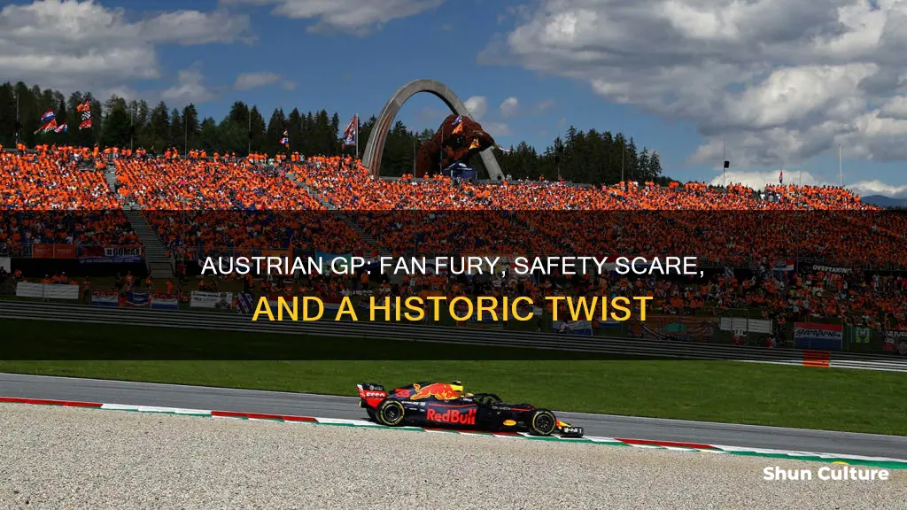 what happened at the austrian grand prix with fans