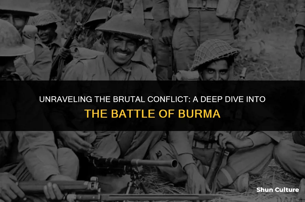 what happened during the battle of burma