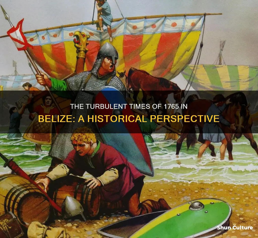 what happened in 1765 in belize