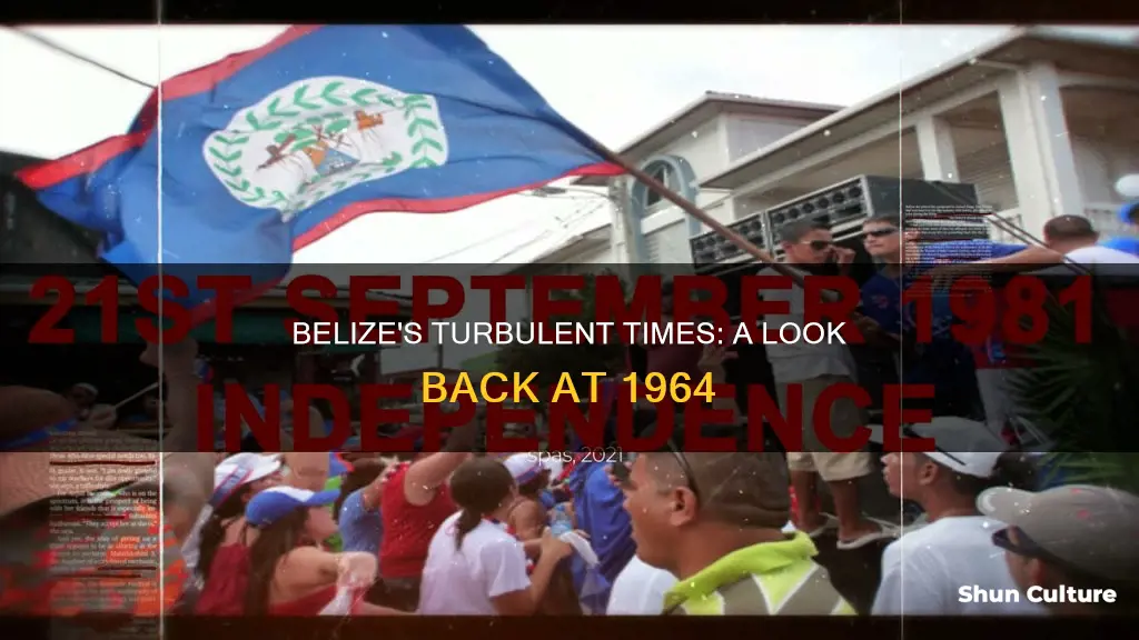 what happened in 1964 in belize