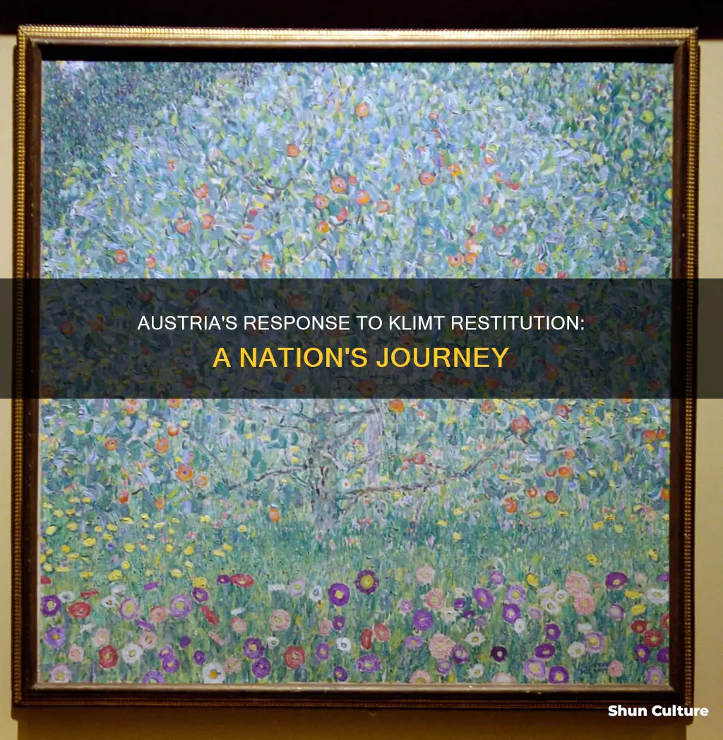 what happened in austria after the klimt paintings were returned