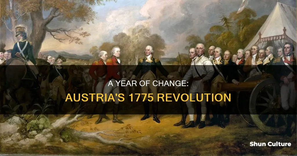 what happened in austria in 1775