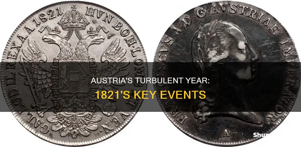 what happened in austria in 1821