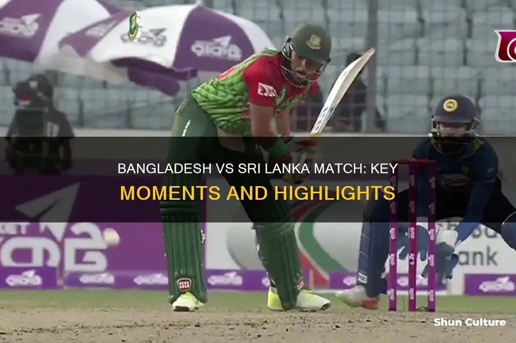 what happened in bangladesh vs sri lanka match