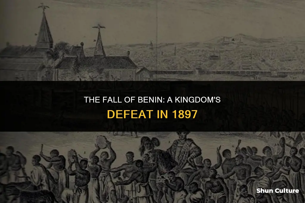 what happened in benin in 1897