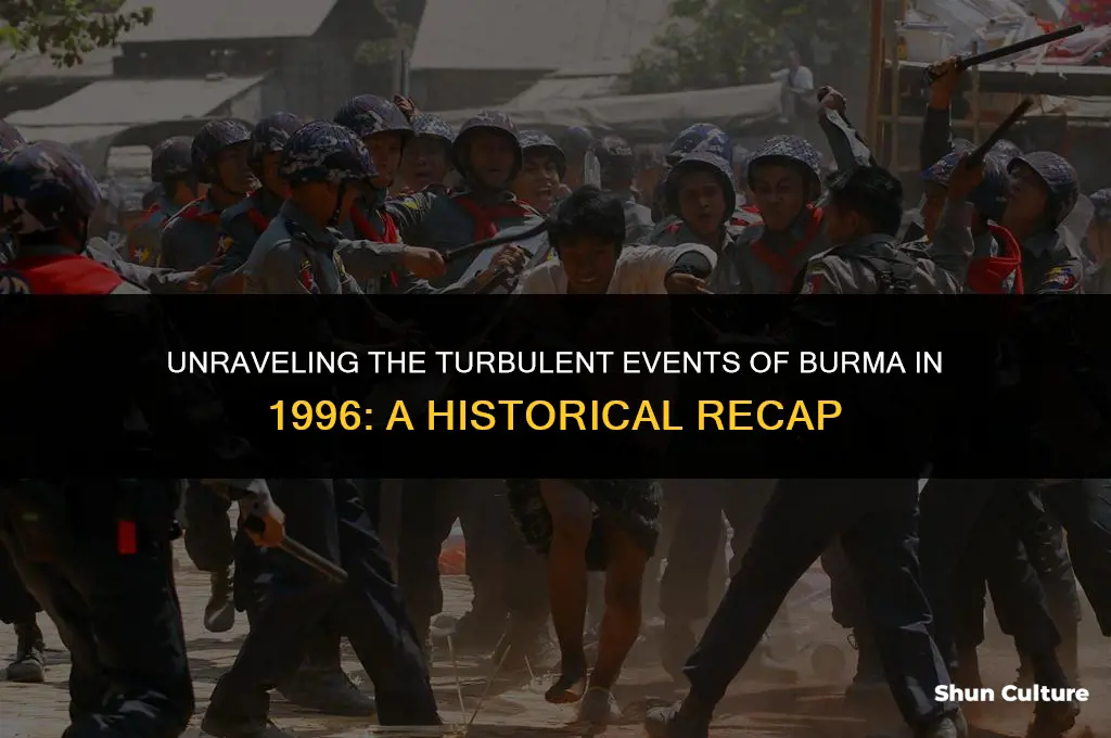 what happened in burma 1996