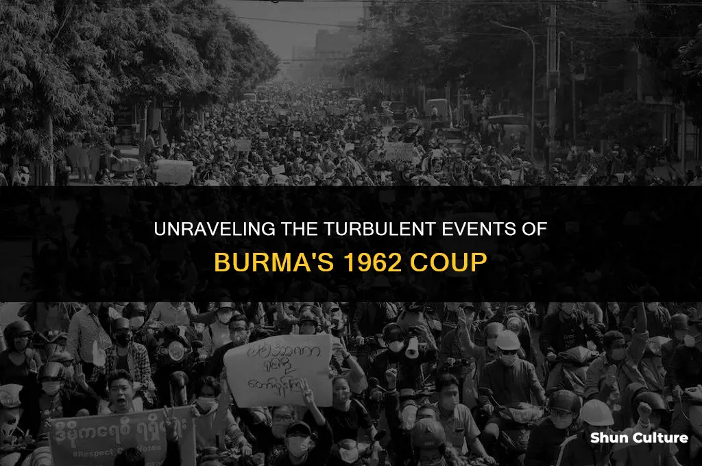 what happened in burma in 1962