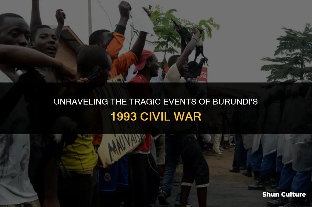 what happened in burundi in 1993