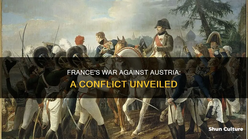 what happened in the war france declared against austria