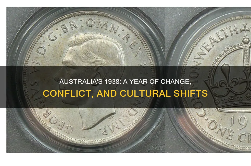 what happened in the year 1938 in australia