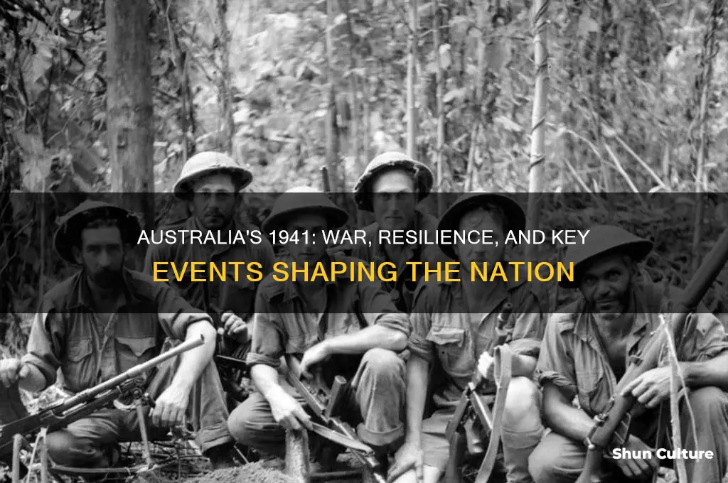 what happened in the year 1941 in australia