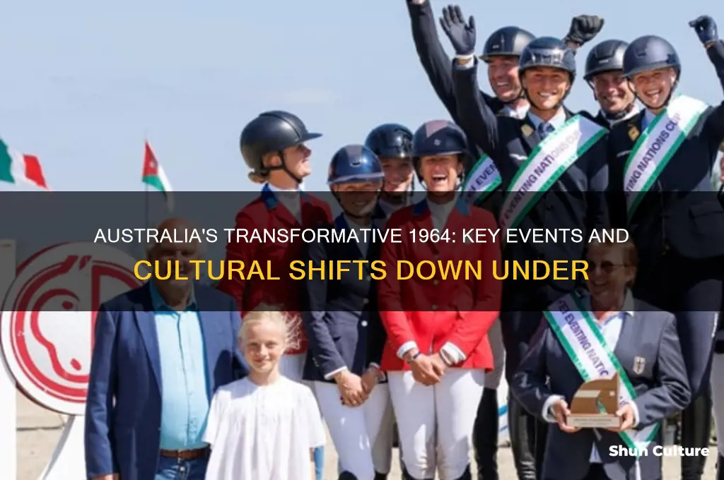 what happened in the year 1964 in australia