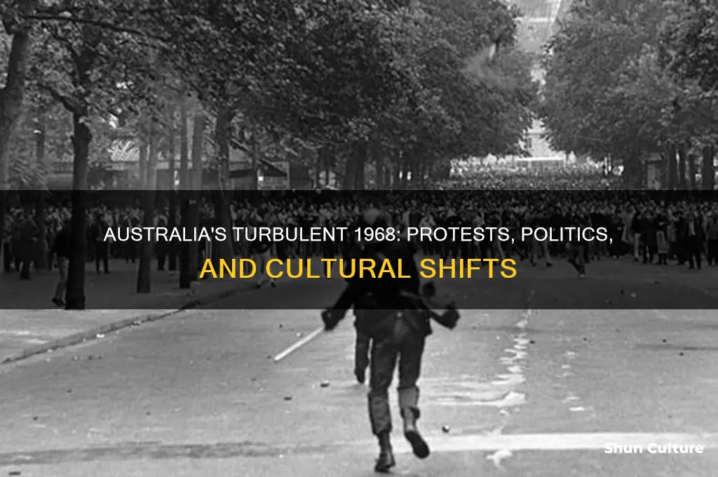 what happened in the year 1968 in australia