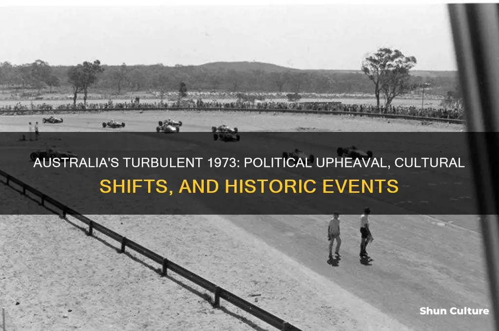 what happened in the year 1973 in australia