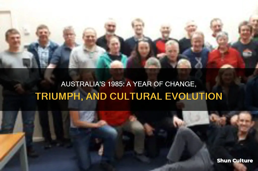 what happened in the year 1985 in australia