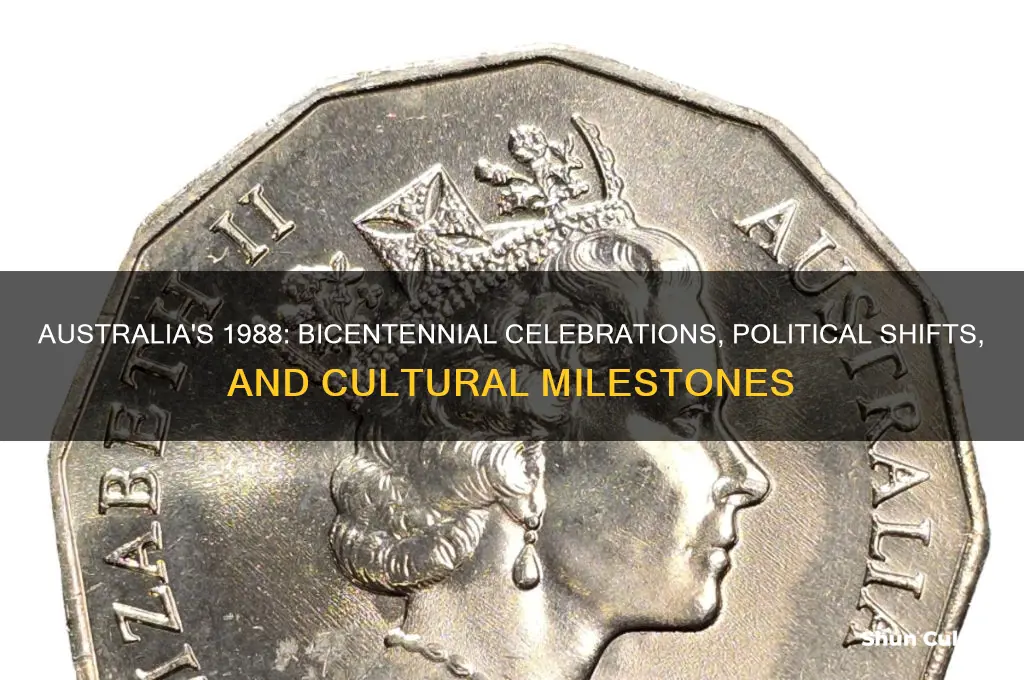 what happened in the year 1988 in australia