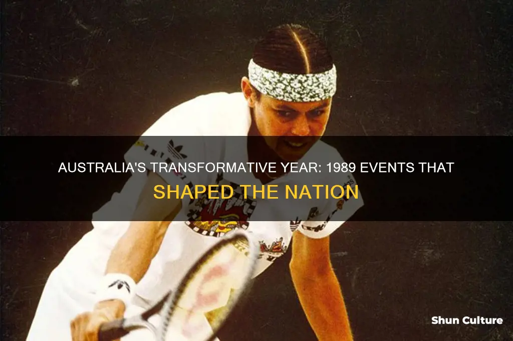 what happened in the year 1989 in australia