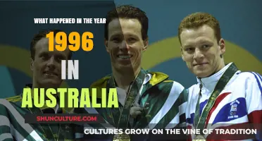 Australia's 1996: A Year of Political Shifts and Cultural Milestones