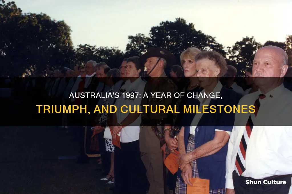 what happened in the year 1997 in australia