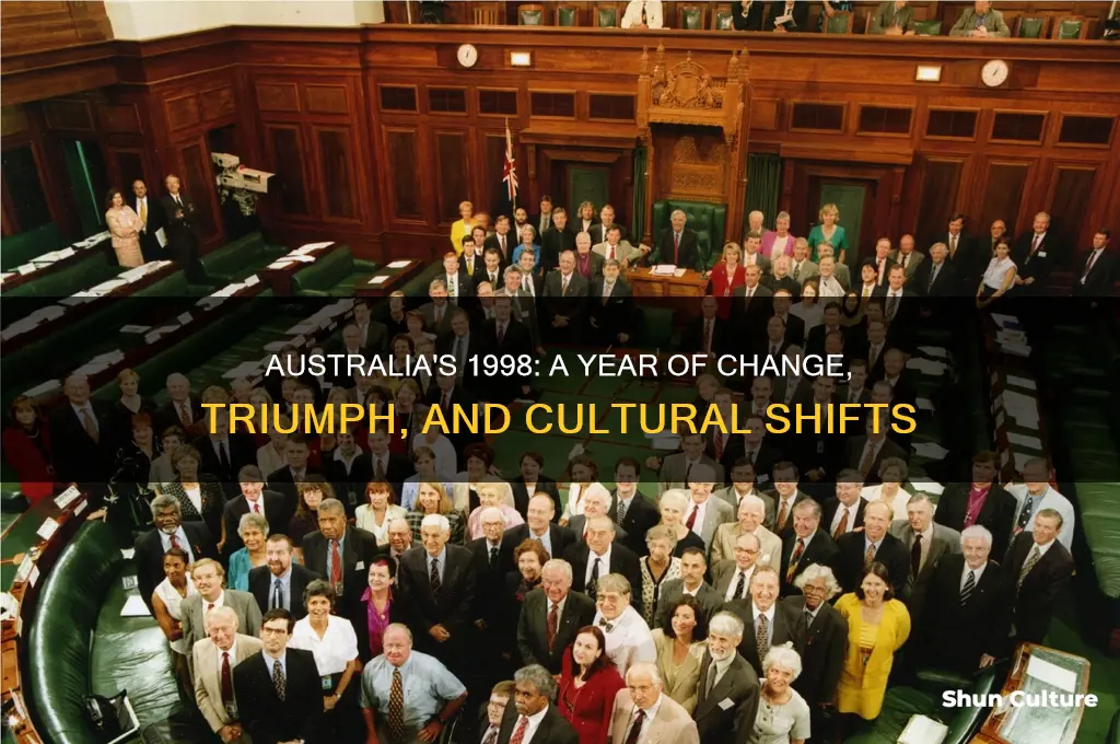 what happened in the year 1998 in australia