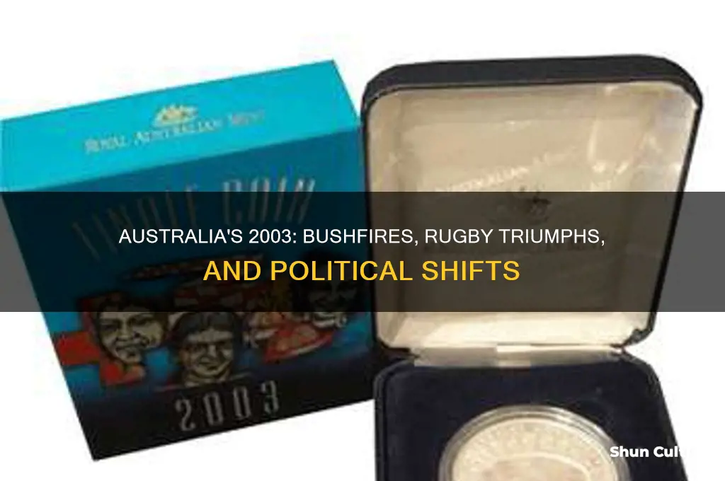 what happened in the year 2003 in australia